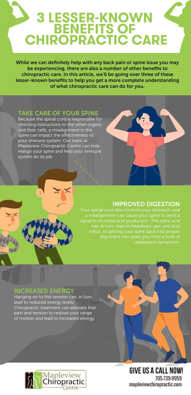 3 Lesser-Known Benefits of Chiropractic Care